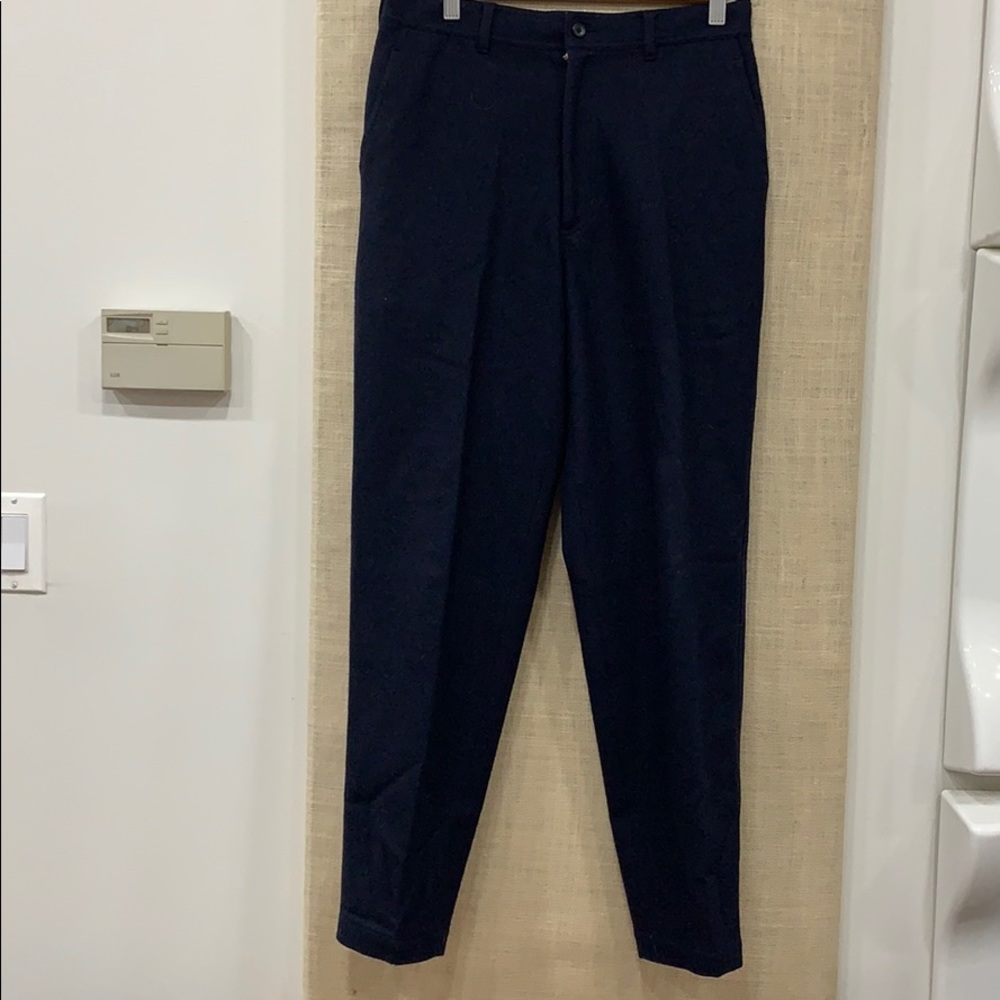 CDG shirt wool flat fronts
